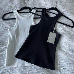 Everlane Ribbed Cutaway Tank